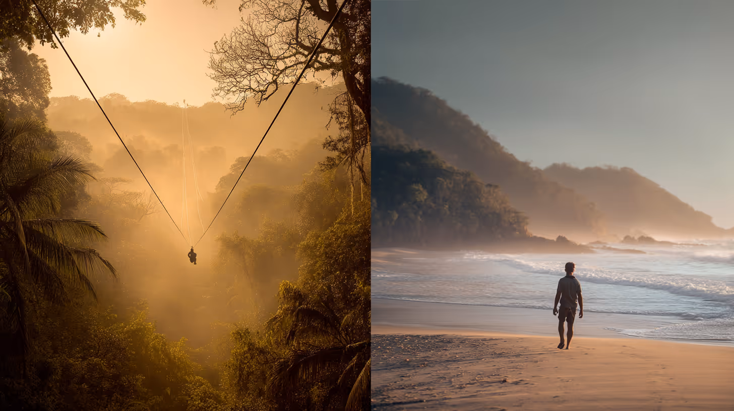 Costa Rica Unveiled: Crafting the Perfect Mix of Thrilling Adventures and Serene Beach Days