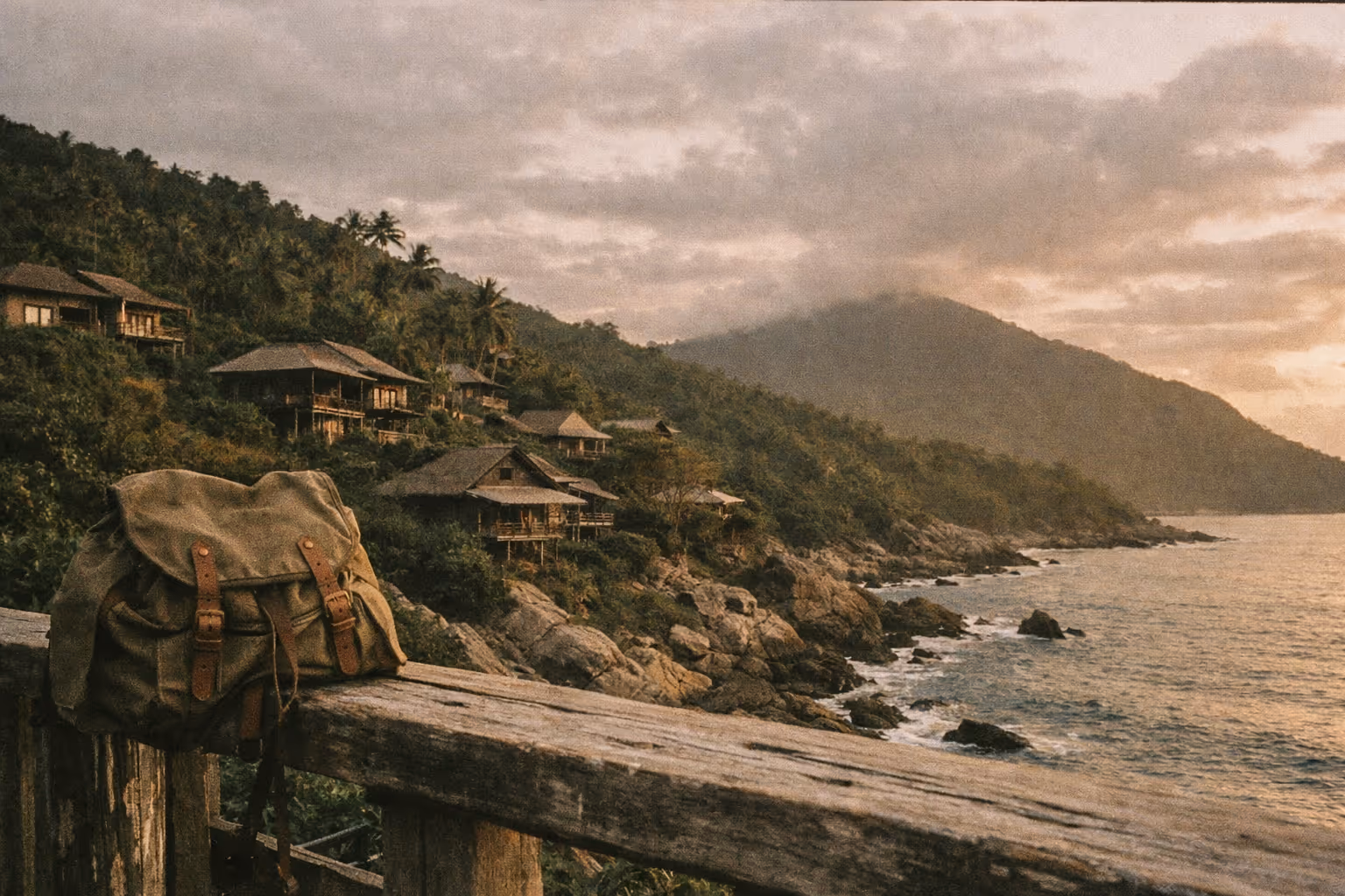 Editorial panorama of Costa Rica on a budget: jungle, coast, and simple lodgings in one frame