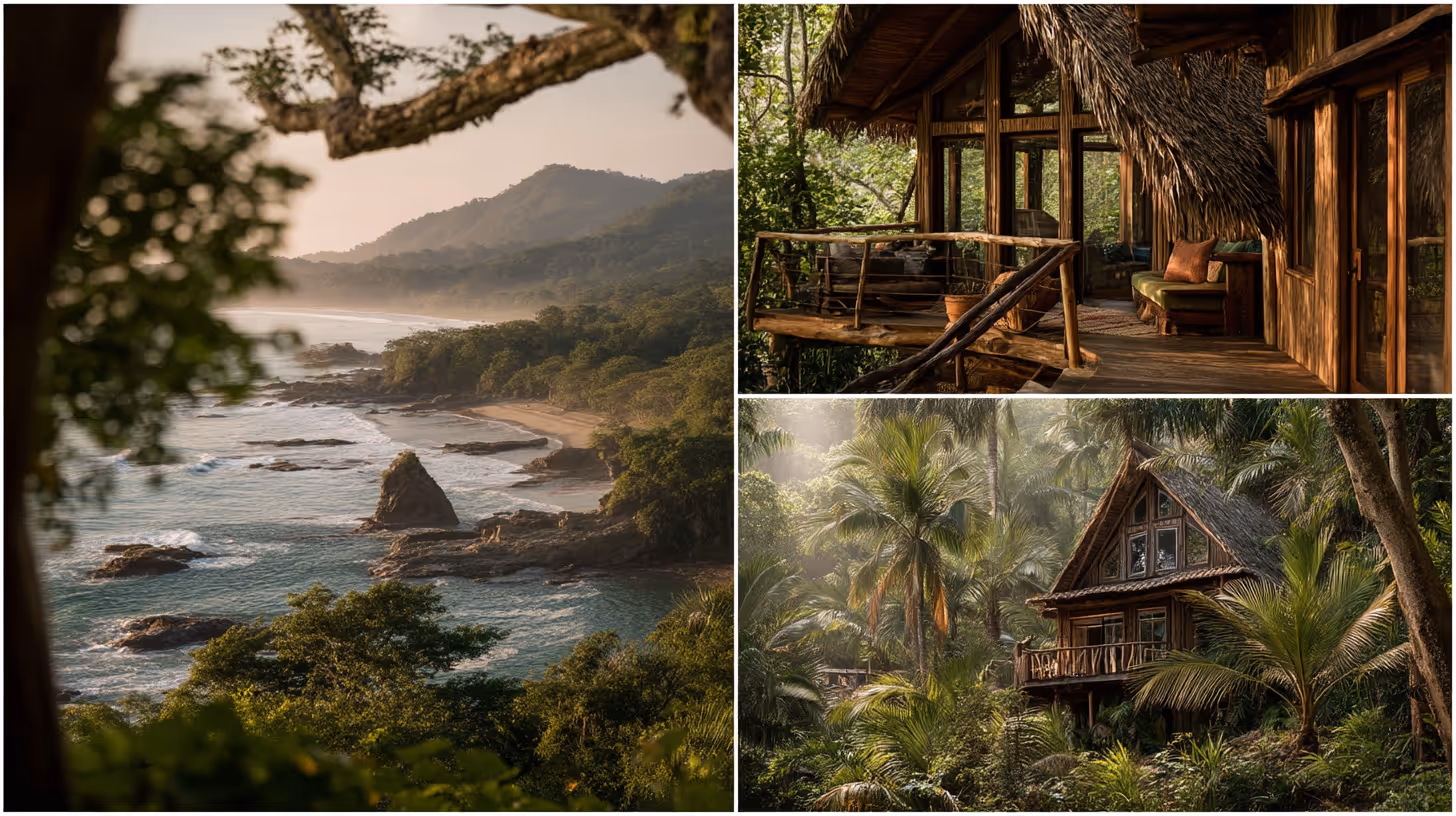 Eco-Lodges, Beachfront Bungalows, and Mountain Cabins in Costa Rica